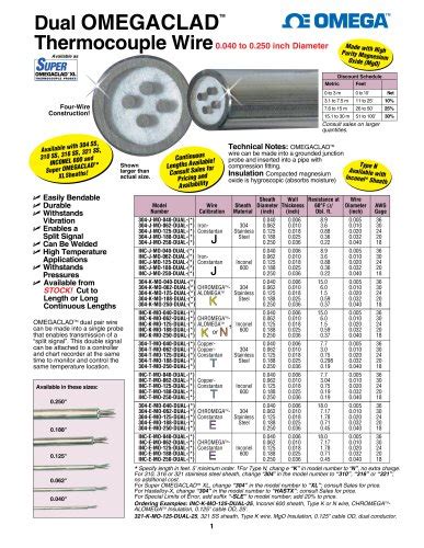 omega thermocouple catalog pdf.